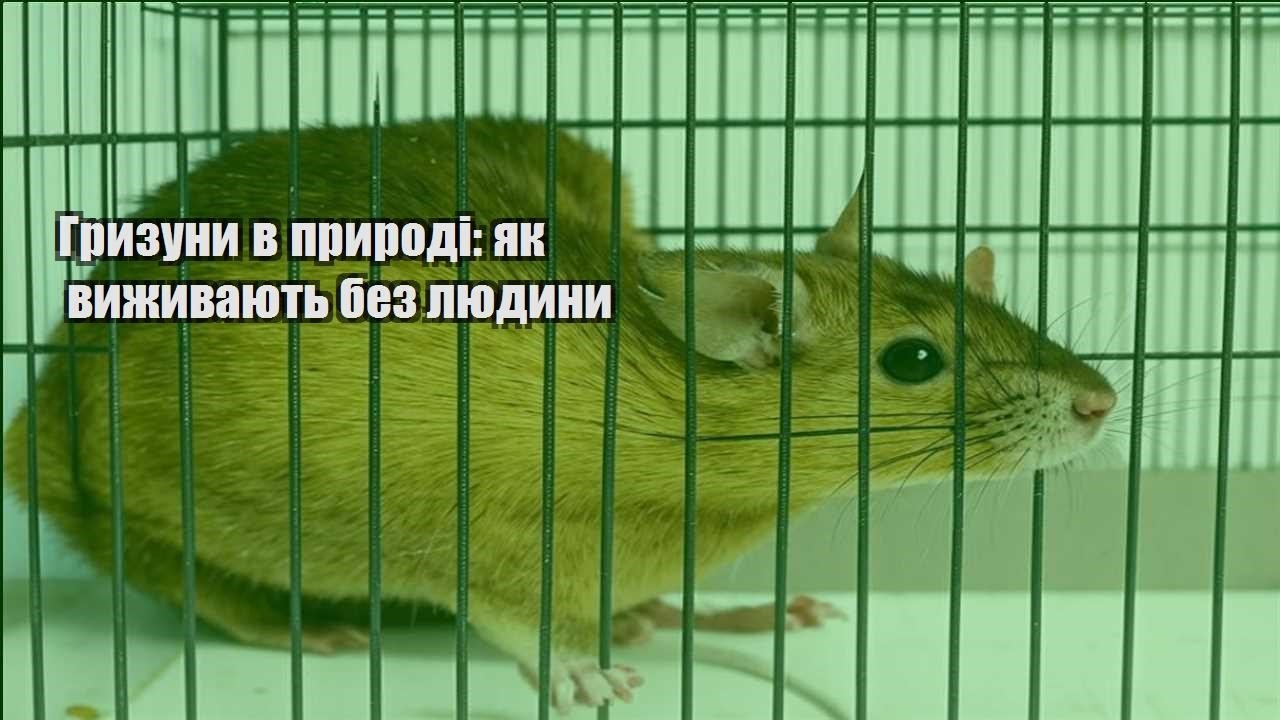 gryzuny v pryrodi yak vyzhyvayut bez lyudyny