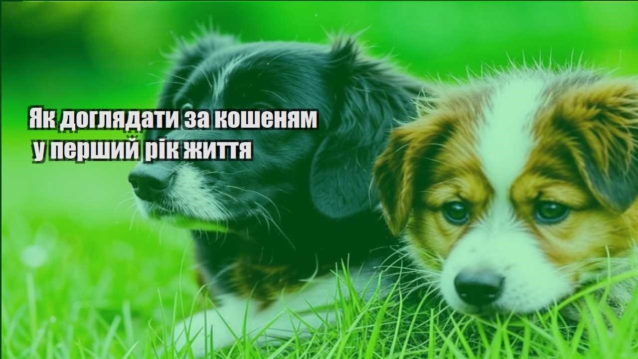 yak doglyadaty za koshenyam u pershyj rik zhyttya